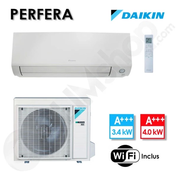 Daikin FTXM35R Perfera — Climatiseur Premium Mono-split 3,5 kW · Wi-Fi · Séjour 25-35 m²
