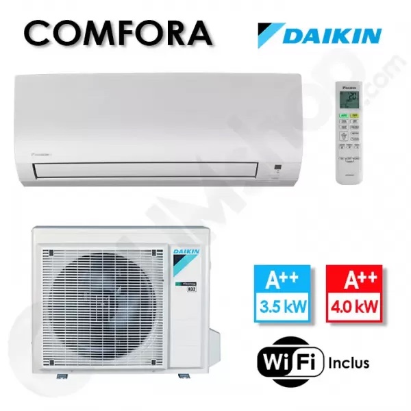 Daikin FTXP35N Comfora — Climatiseur Mono-split 3,5 kW · Pièce 25-35 m²