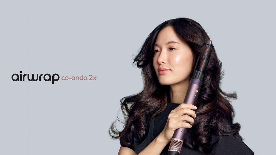 Dyson Airwrap Coanda 2x — Multi-coiffant Édition Jaspe & Fleur de Prunier (Boucles & Frisés)