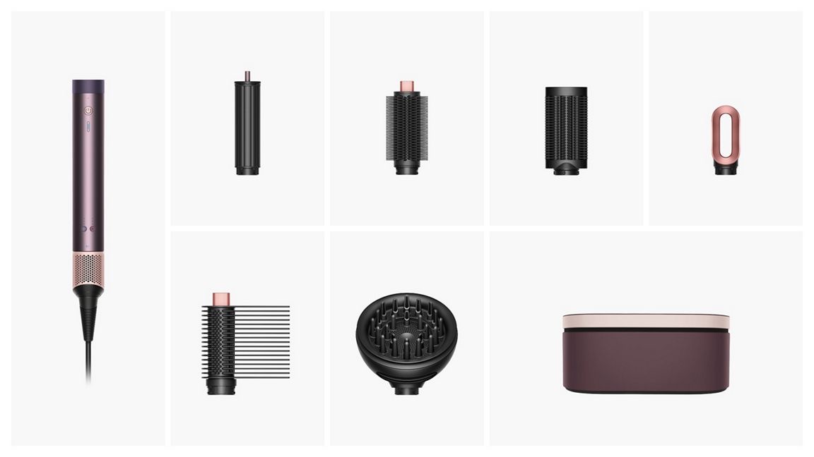 Dyson Airwrap Coanda 2x — Multi-coiffant Édition Jaspe & Fleur de Prunier (Boucles & Frisés)