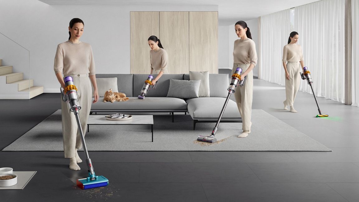 Dyson V15s Detect Submarine — Aspirateur Sans Fil + Tête de Lavage Submarine™