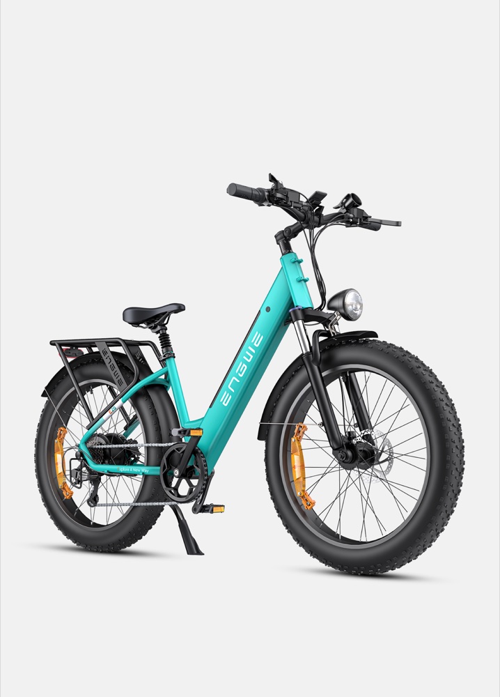 ENGWE E26 — Vélo Électrique Fat Bike 26" · jusqu'à 140 km · Freins hydrauliques