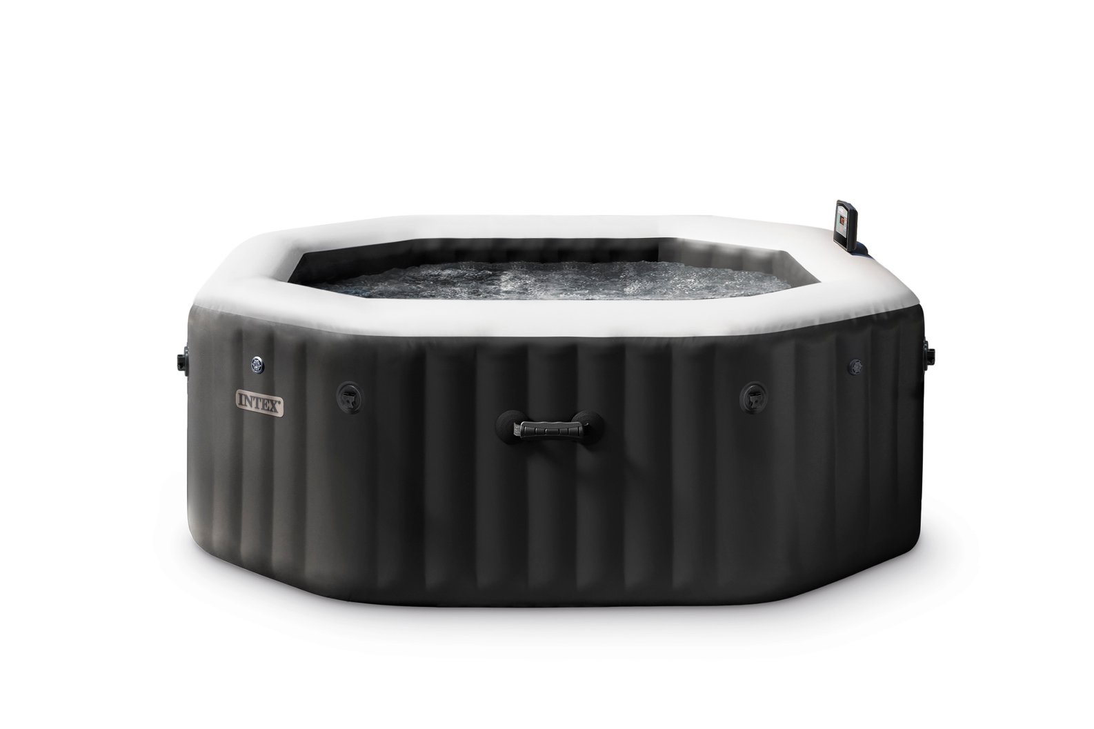 Spa gonflable Intex Jet & Bubble Deluxe Ø218 cm — 6 places · Octogonal · 140 jets