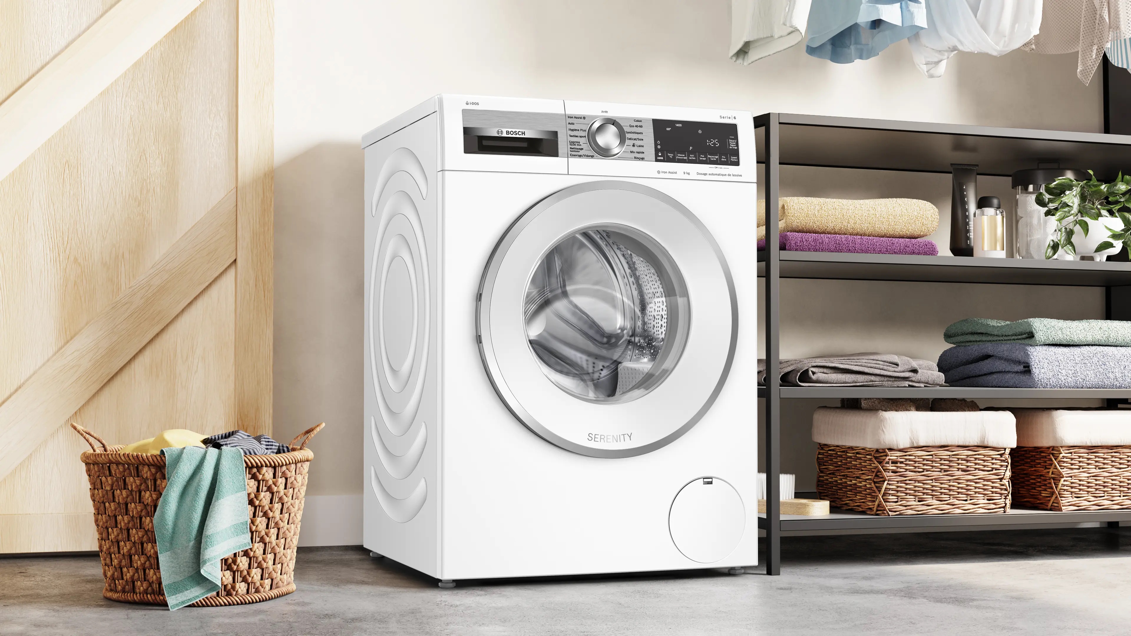 Bosch Série 6 WGG244FSFR — Lave-linge Hublot 9 kg · 1400 trs/min · i-DOS · Classe A