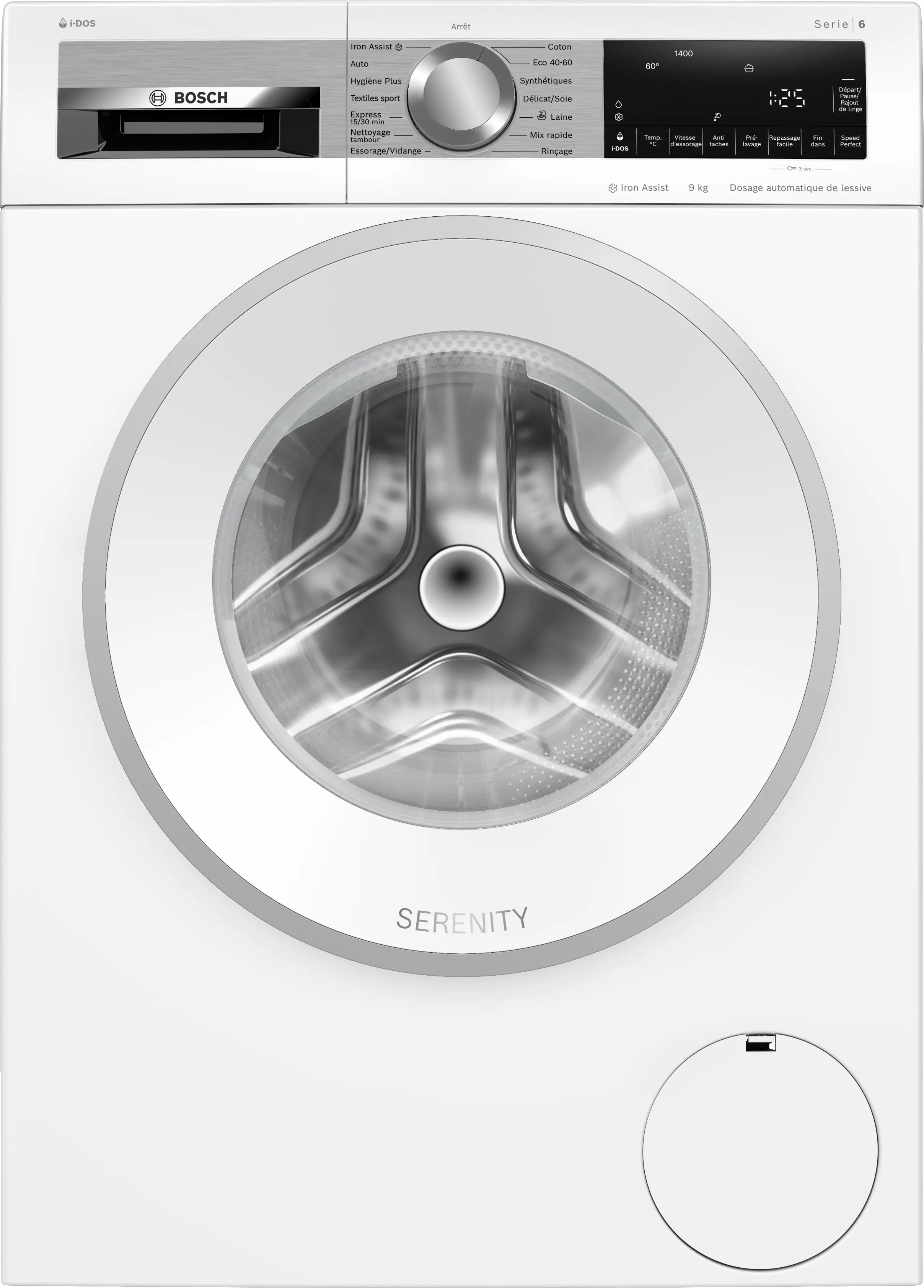 Bosch Série 6 WGG244FSFR — Lave-linge Hublot 9 kg · 1400 trs/min · i-DOS · Classe A