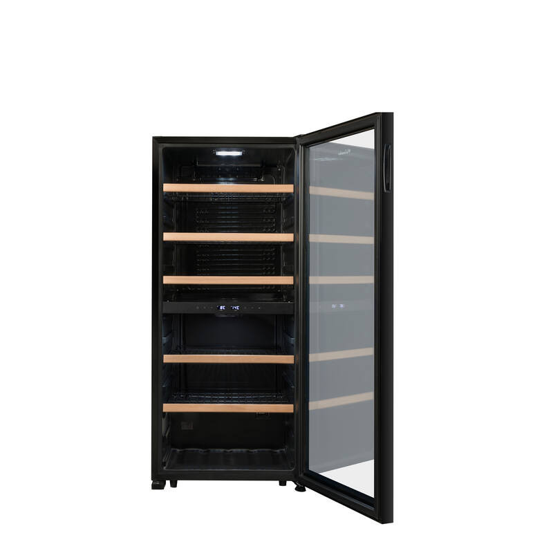 La Sommelière LS102DZBLACK — Cave de Service Double Zone · 102 Bouteilles · Noir Premium