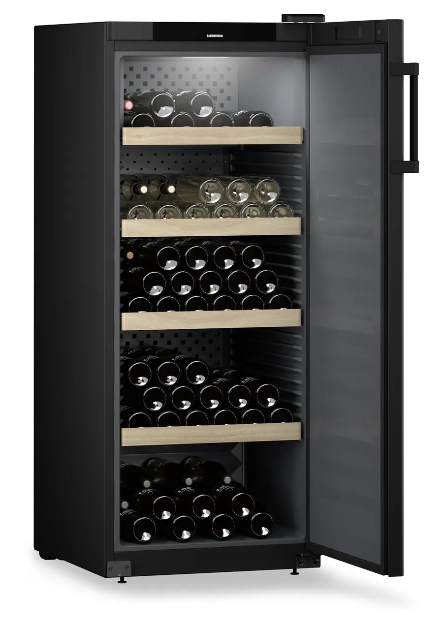Liebherr WSBL4601-20 GrandCru — Cave de Vieillissement Connectable · 166 Bouteilles · Noir