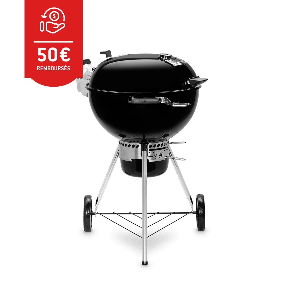 Weber Master-Touch GBS Premium E-5770 — Barbecue Charbon Ø 57 cm Couvercle Articulé